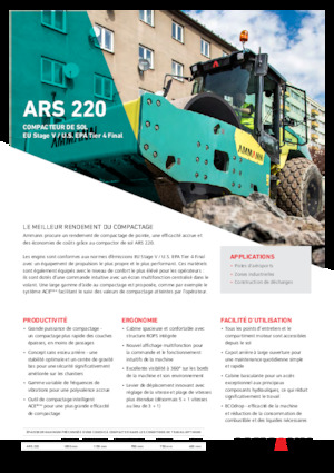 одновальцові дорожні катки Ammann ARS 220 PD