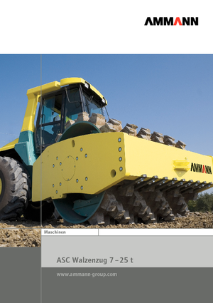 одновальцові дорожні катки Ammann ASC 150 D