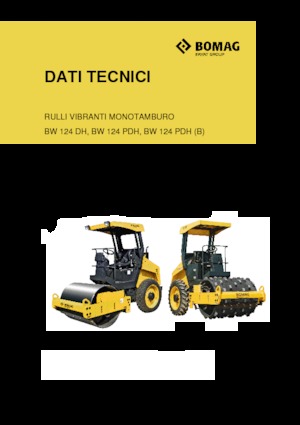 одновальцові дорожні катки Bomag BW 124 DH