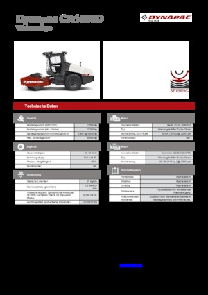одновальцові дорожні катки Dynapac CA 1500 D