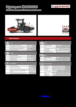 одновальцові дорожні катки Dynapac CA 1500 D