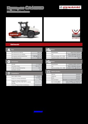 одновальцові дорожні катки Dynapac CA 1500 D