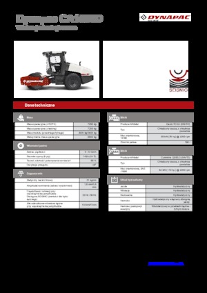 одновальцові дорожні катки Dynapac CA 1500 D