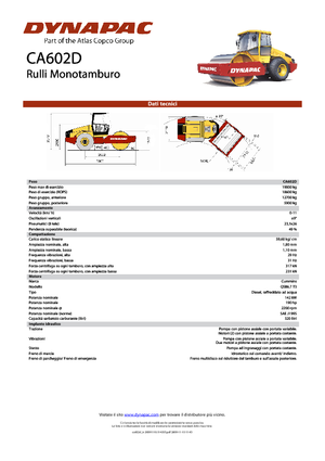 одновальцові дорожні катки Dynapac CA 602 D