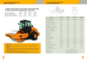 одновальцові дорожні катки Lonking CDM510B