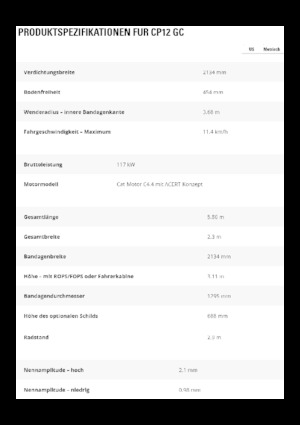 одновальцові дорожні катки Caterpillar CP12GC