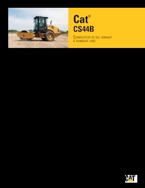 одновальцові дорожні катки Caterpillar CS44B