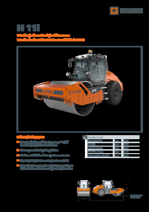 одновальцові дорожні катки Hamm H 11i