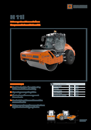 одновальцові дорожні катки Hamm H 11i