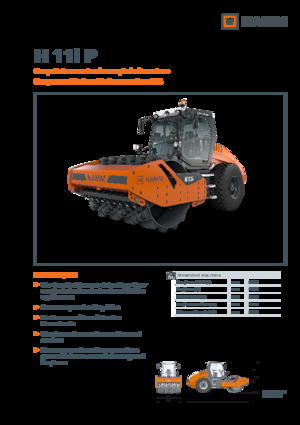 одновальцові дорожні катки Hamm H 11i P