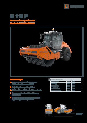 одновальцові дорожні катки Hamm H 11i P