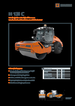 одновальцові дорожні катки Hamm H 13i C