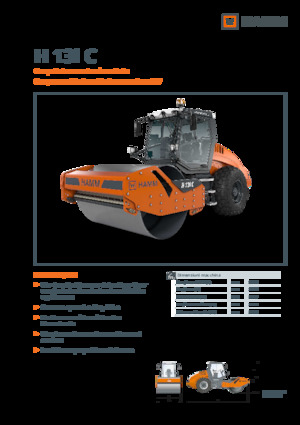 одновальцові дорожні катки Hamm H 13i C