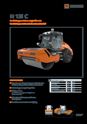 одновальцові дорожні катки Hamm H 13i C