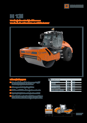 одновальцові дорожні катки Hamm H 13i