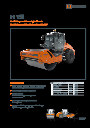 одновальцові дорожні катки Hamm H 13i