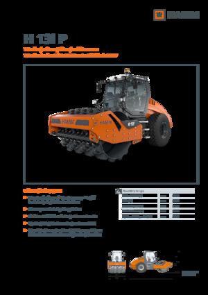 одновальцові дорожні катки Hamm H 13i P