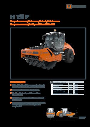 одновальцові дорожні катки Hamm H 13i P