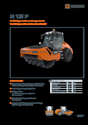 одновальцові дорожні катки Hamm H 13i P