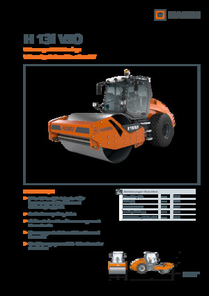 одновальцові дорожні катки Hamm H 13i VIO