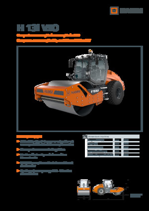 одновальцові дорожні катки Hamm H 13i VIO