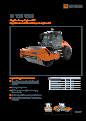 одновальцові дорожні катки Hamm H 13i VIO