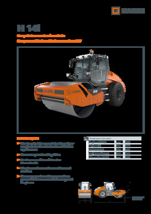 одновальцові дорожні катки Hamm H 14i