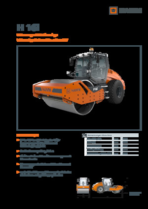 одновальцові дорожні катки Hamm H 16i