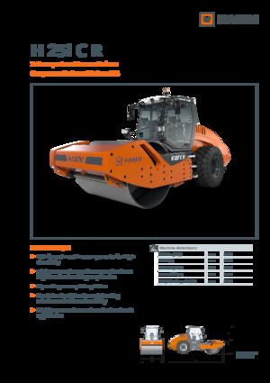 одновальцові дорожні катки Hamm H 25i C R