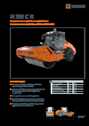 одновальцові дорожні катки Hamm H 25i C R
