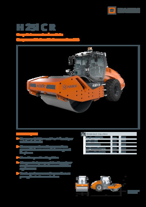 одновальцові дорожні катки Hamm H 25i C R