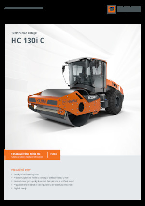 одновальцові дорожні катки Hamm HC 130i C
