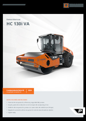 одновальцові дорожні катки Hamm HC 130i VA