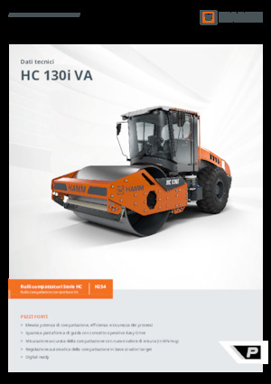 одновальцові дорожні катки Hamm HC 130i VA
