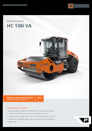 одновальцові дорожні катки Hamm HC 130i VA