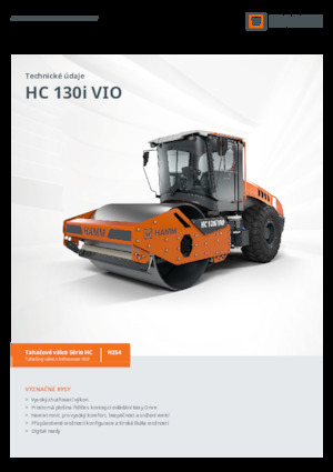 одновальцові дорожні катки Hamm HC 130i VIO