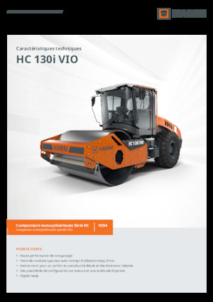 одновальцові дорожні катки Hamm HC 130i VIO