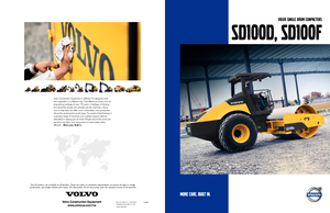 одновальцові дорожні катки Volvo SD100D