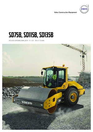 одновальцові дорожні катки Volvo SD115B