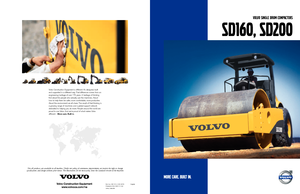 одновальцові дорожні катки Volvo SD200DX