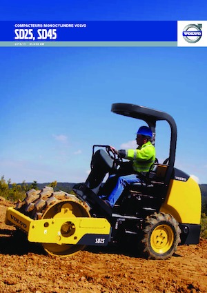 одновальцові дорожні катки Volvo SD25