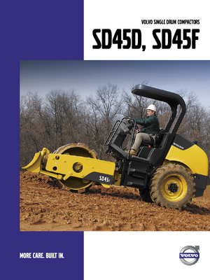 одновальцові дорожні катки Volvo SD45F