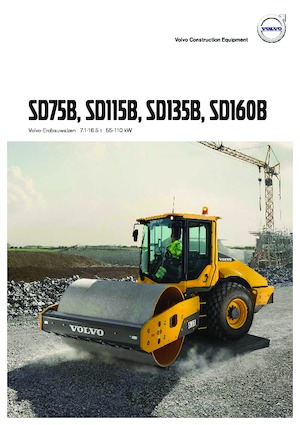 одновальцові дорожні катки Volvo SD75B