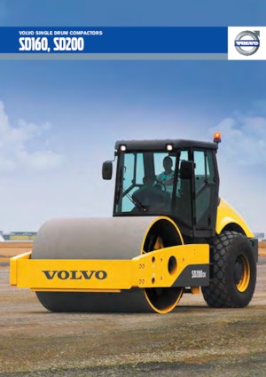 одновальцові дорожні катки Volvo SD200