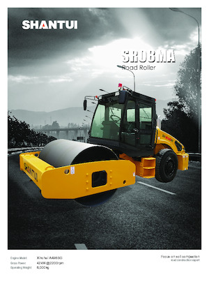 одновальцові дорожні катки Shantui SR08MA 