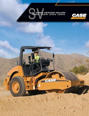 одновальцові дорожні катки Case SV210