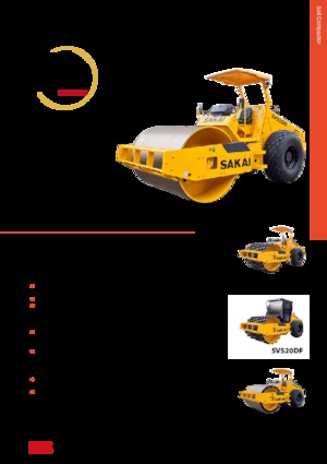одновальцові дорожні катки Sakai SV520DF