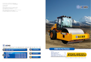 одновальцові дорожні катки XCMG XS203J