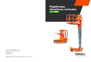 Підйомники з однією вертикальною щоглою Dingli AMWP8-3100