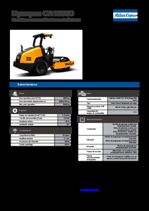 одновальцові дорожні катки Dynapac CA 1300 D